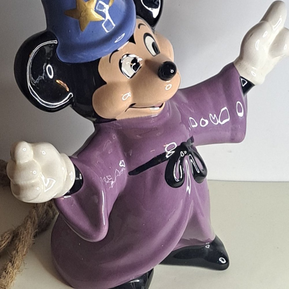 10" MICKEY MOUSE Sorcerers Apprentice Ceramic Figurine - Picture 12 of 13